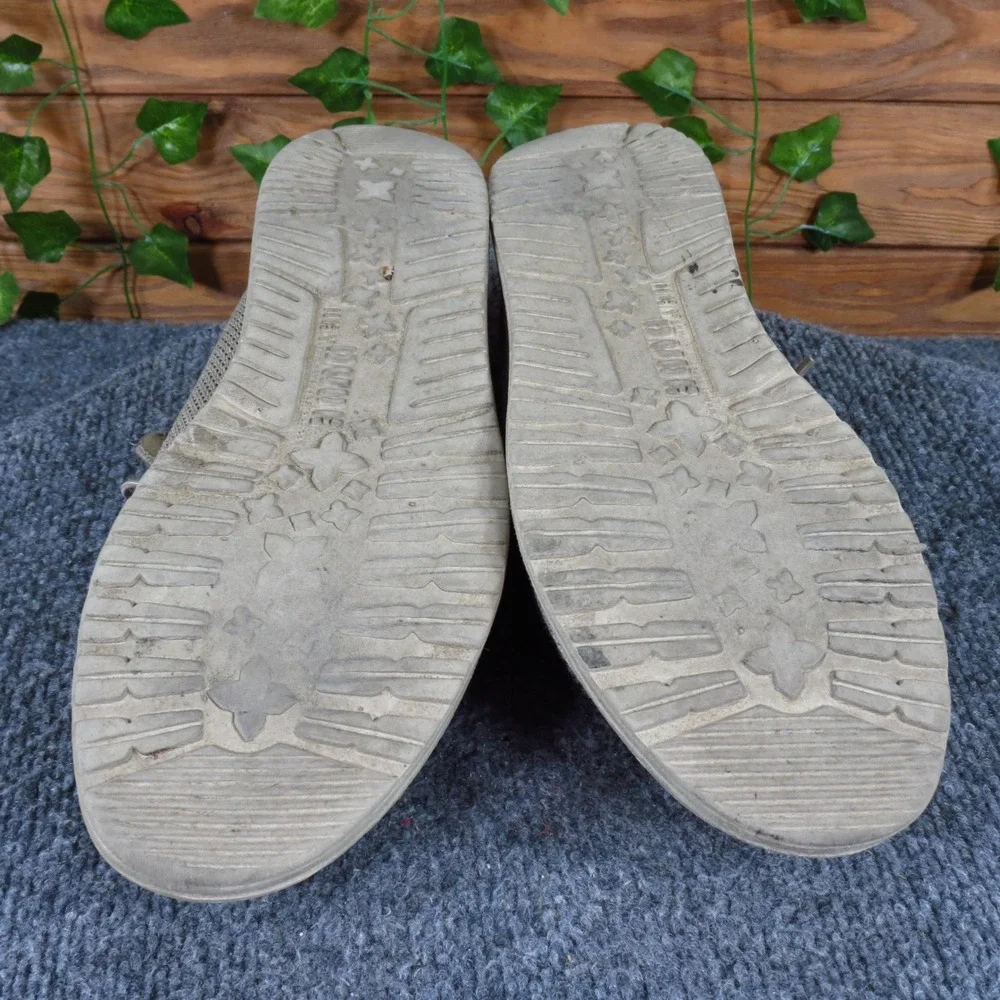 Hey Dude Wally Sox Mens‎ Loafers Size 10 Walking Shoes Tan Stretch Knit Slip On